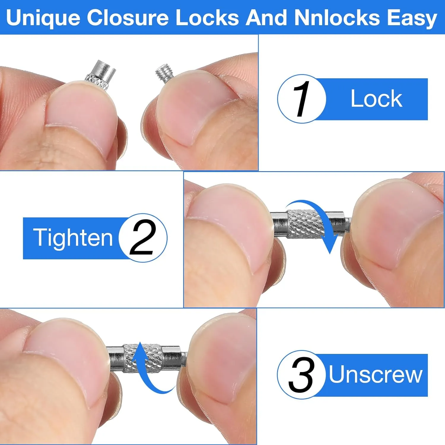 150 Pieces Wire Keychain Cable Stainless Steel Key Rings Loop Wire Cable Braided Steel Key Chain