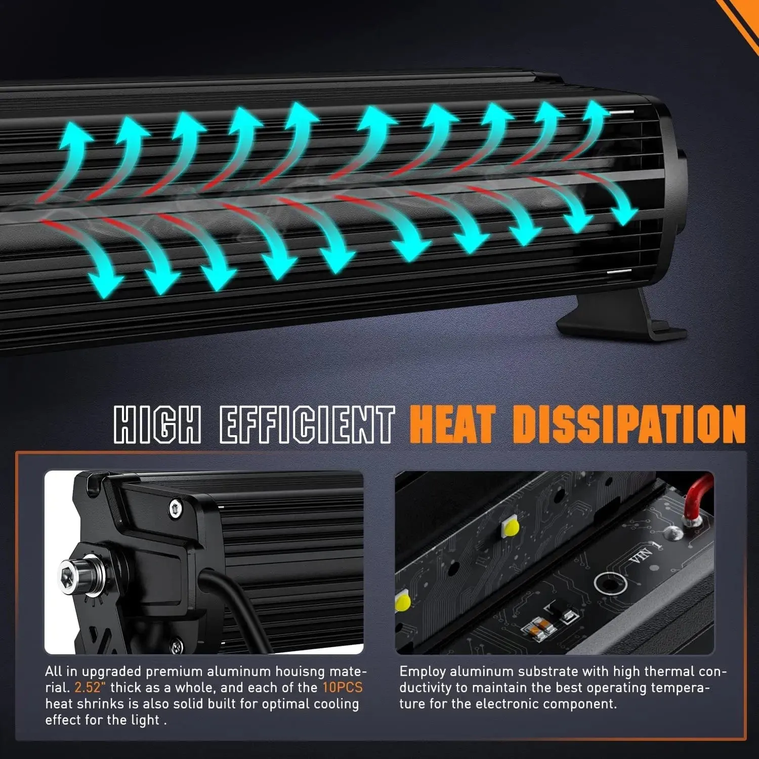 16 Inch 120W 12400LM Anti-Glare Spot Flood DRL LED Light Bar Kit | 16AWG Wire DT Switch