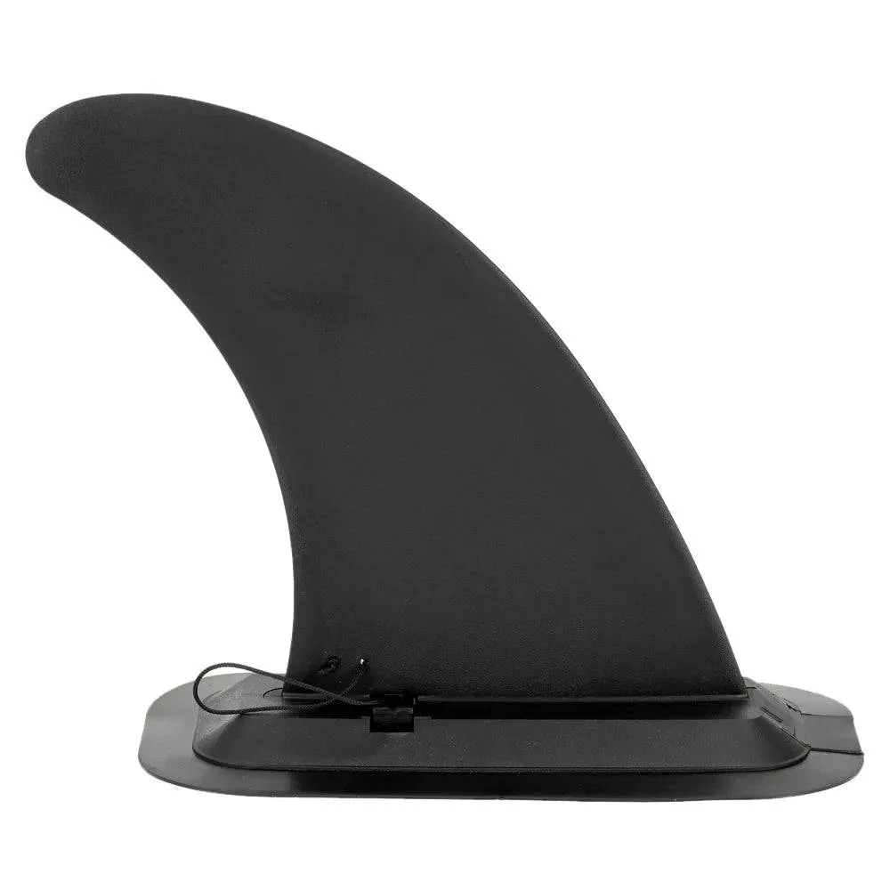Large-Sized Black Kayak Skeg Tracking Fin - Integral Mounting Points for Rowing Boats, Canoes - Ideal Watershed Board Kayak Accessories