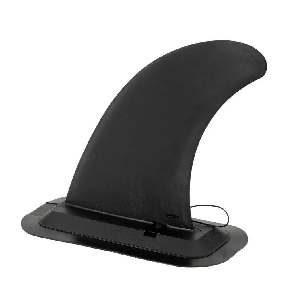 Large-Sized Black Kayak Skeg Tracking Fin - Integral Mounting Points for Rowing Boats, Canoes - Ideal Watershed Board Kayak Accessories