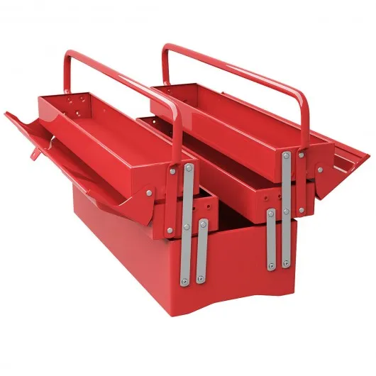 20" Portable 5 Trays Mechanic Garage Steel Cantilever Tool Box