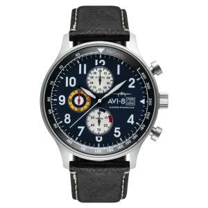 AVI-8  Hawker Hurricane Chronograph Men's Blue Midnight Watch AV-4011-0I