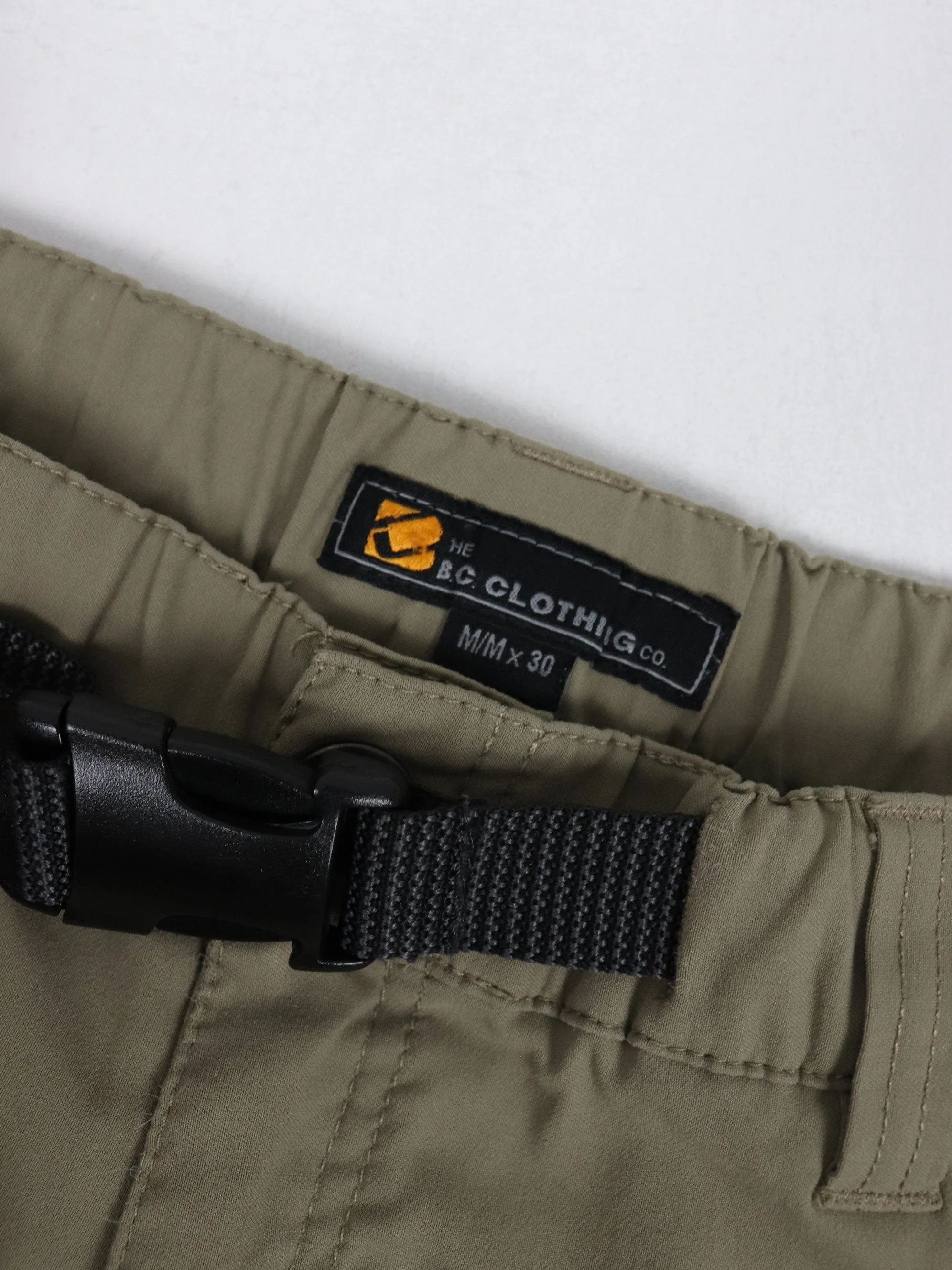 B.C. Clothing Co. Pants Mens Medium Brown Cargo Convertible Hiking