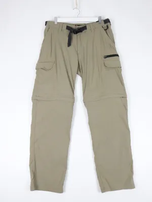 B.C. Clothing Co. Pants Mens Medium Brown Cargo Convertible Hiking