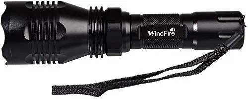 BESTSUN Green Hunting Flashlight Rechargeable 1000 Lumen, 350 Yards Long Range Green LED Light Tactical Flashlight Brightest Waterproof Coyote Hog LED Flashlights with Charger