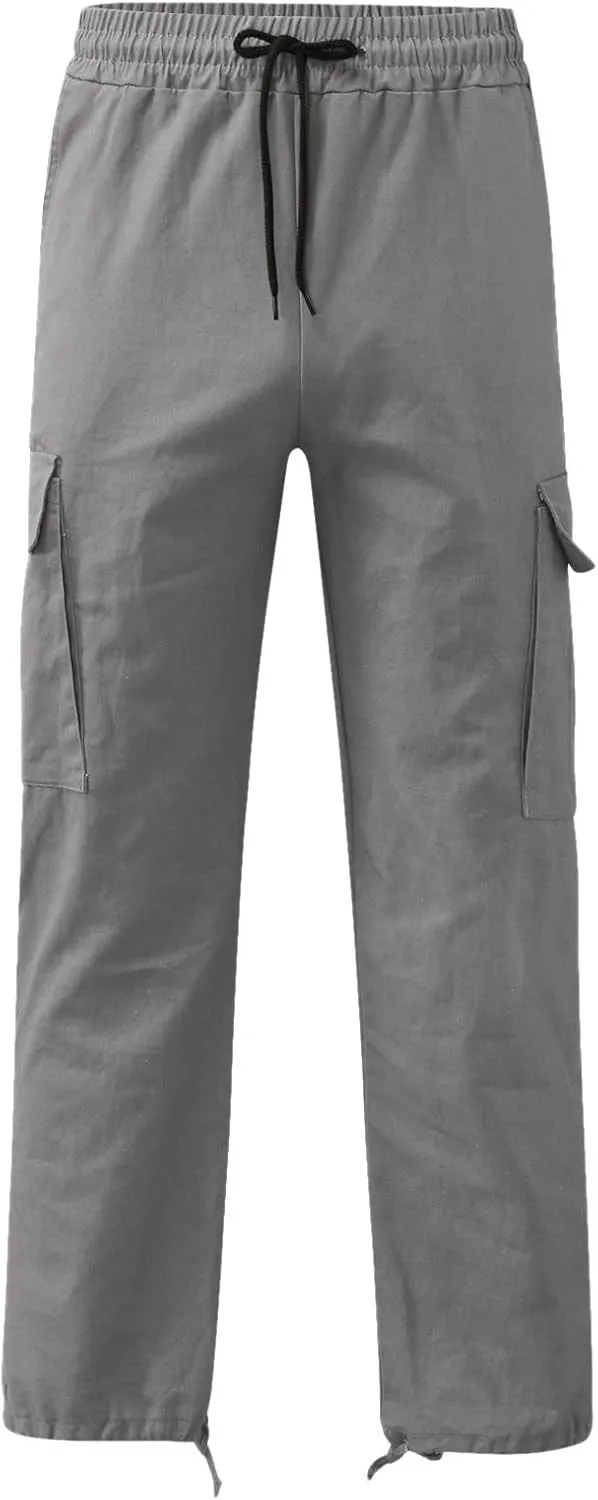 Big and Tall Sweatpants for Men Jogger Pants Pockets Men's Pants Mens Active Athletic Sweatpants Fleece Open Bottom