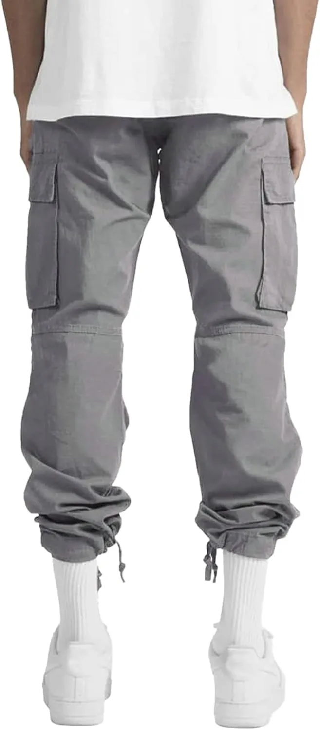 Big and Tall Sweatpants for Men Jogger Pants Pockets Men's Pants Mens Active Athletic Sweatpants Fleece Open Bottom