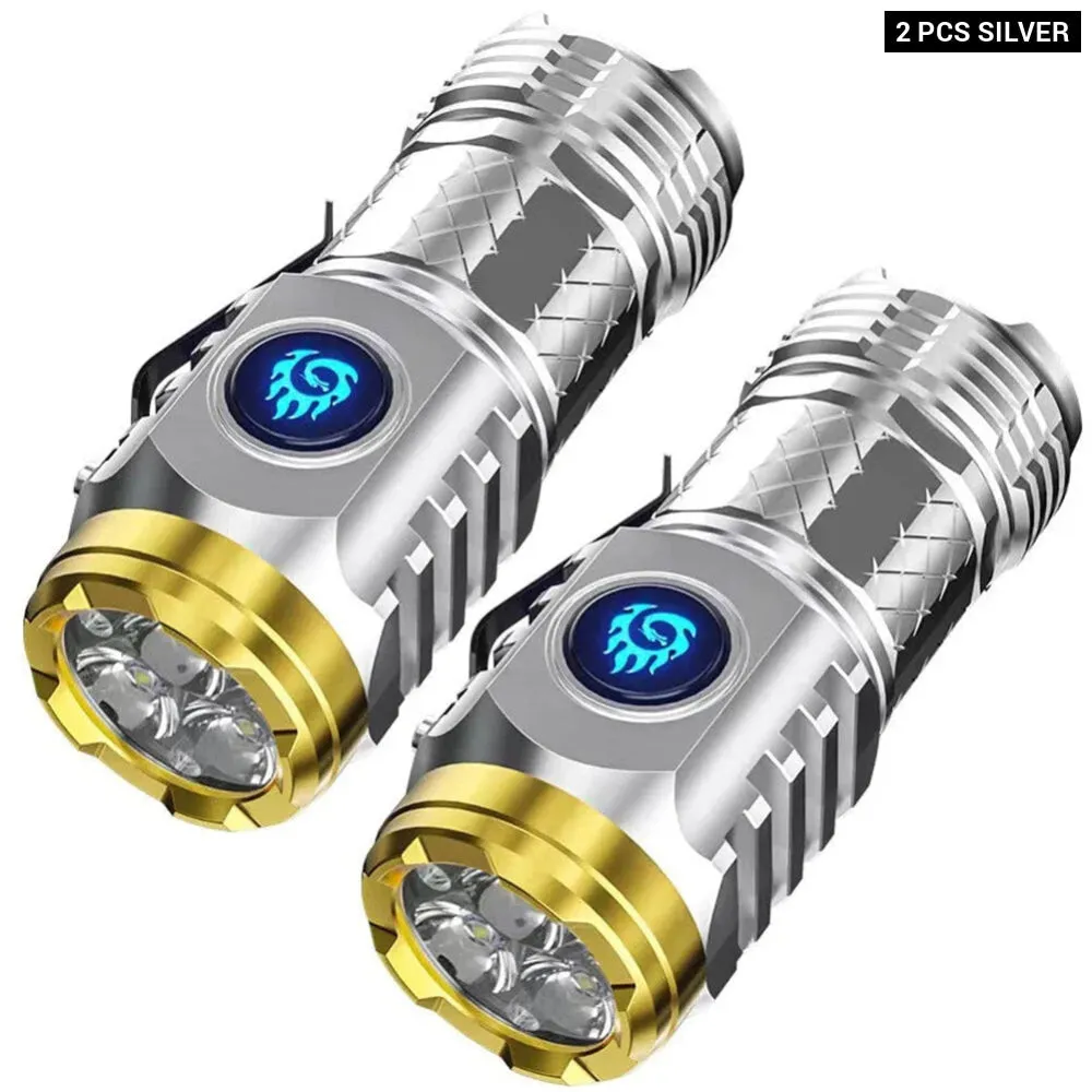 Compact Rechargeable Led Flashlight for Outdoor