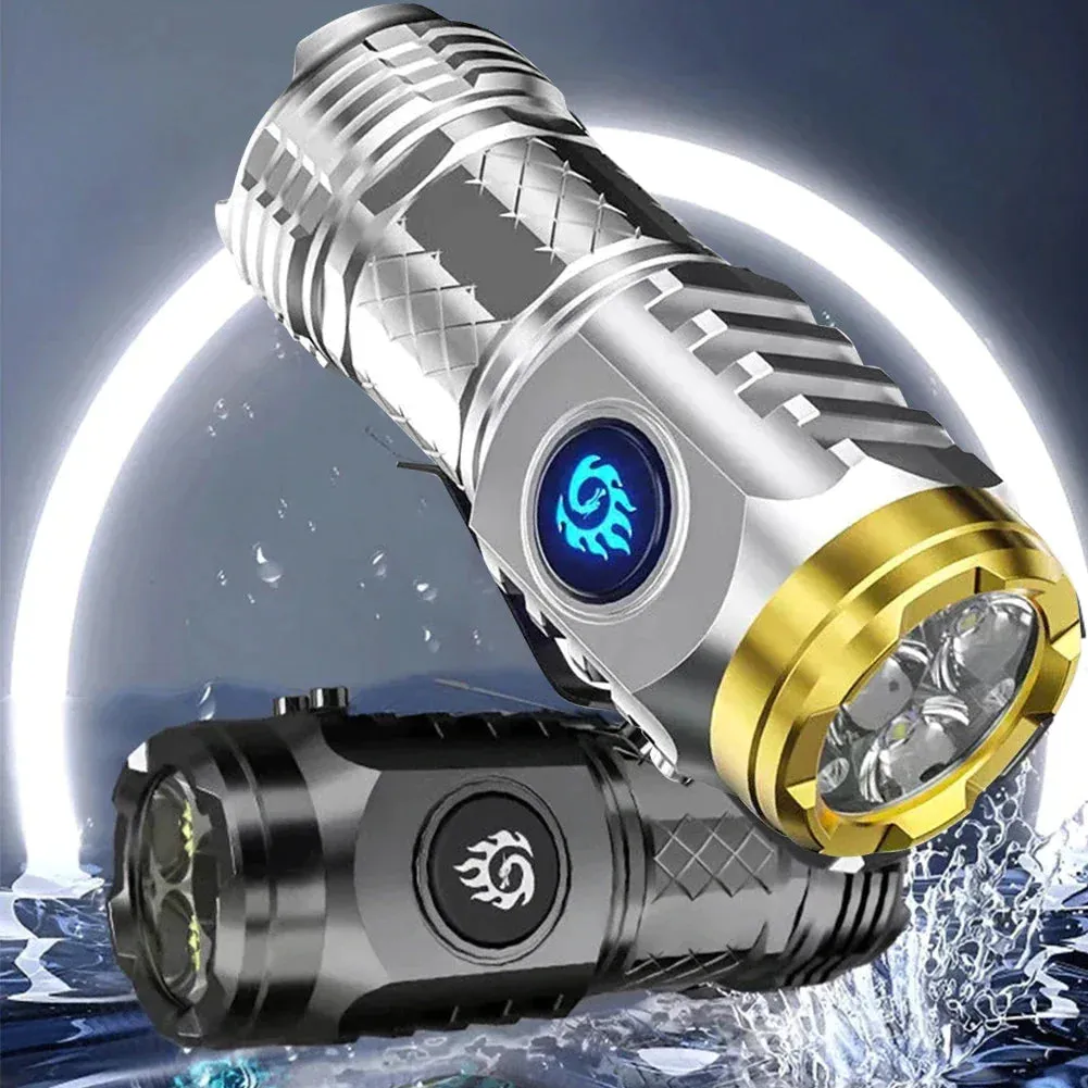 Compact Rechargeable Led Flashlight for Outdoor