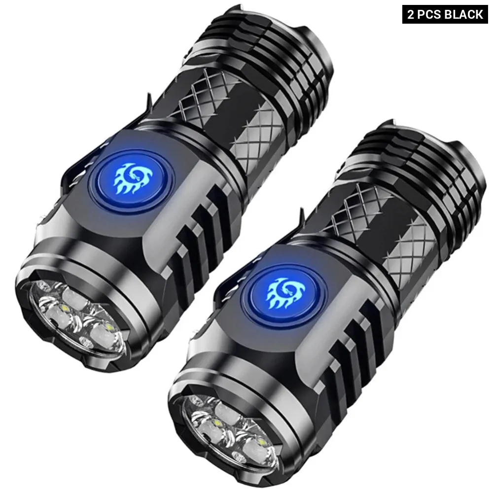 Compact Rechargeable Led Flashlight for Outdoor