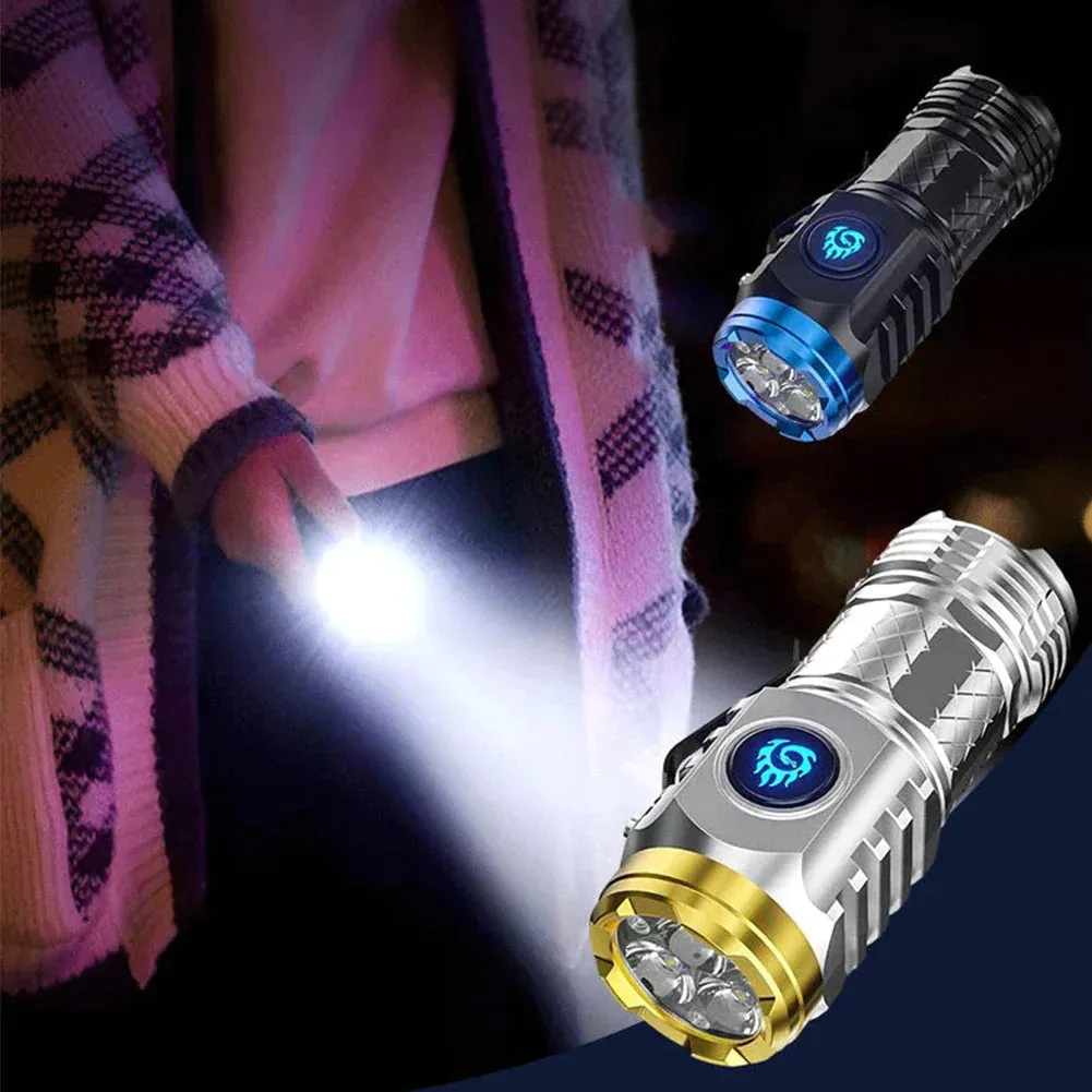 Compact Rechargeable Led Flashlight for Outdoor