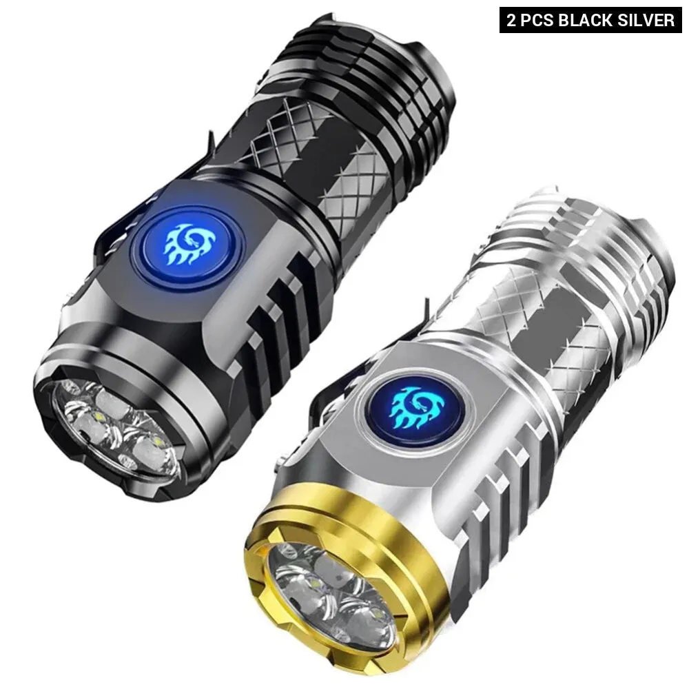 Compact Rechargeable Led Flashlight for Outdoor