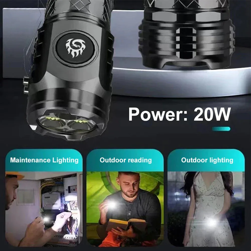 Compact Rechargeable Led Flashlight for Outdoor