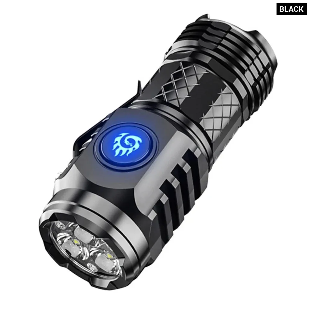 Compact Rechargeable Led Flashlight for Outdoor