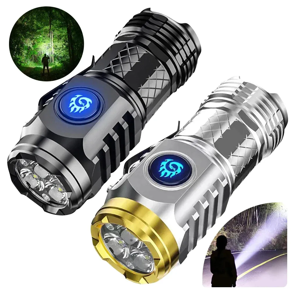 Compact Rechargeable Led Flashlight for Outdoor