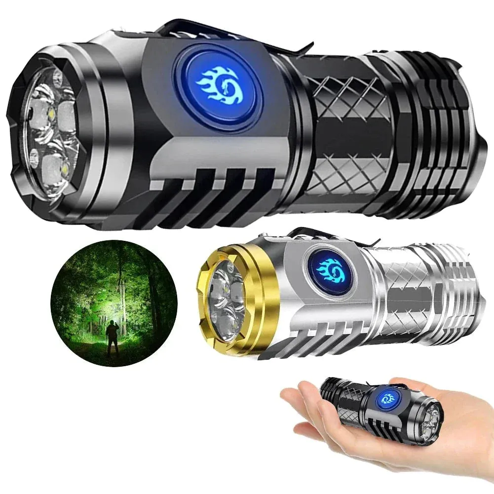 Compact Rechargeable Led Flashlight for Outdoor