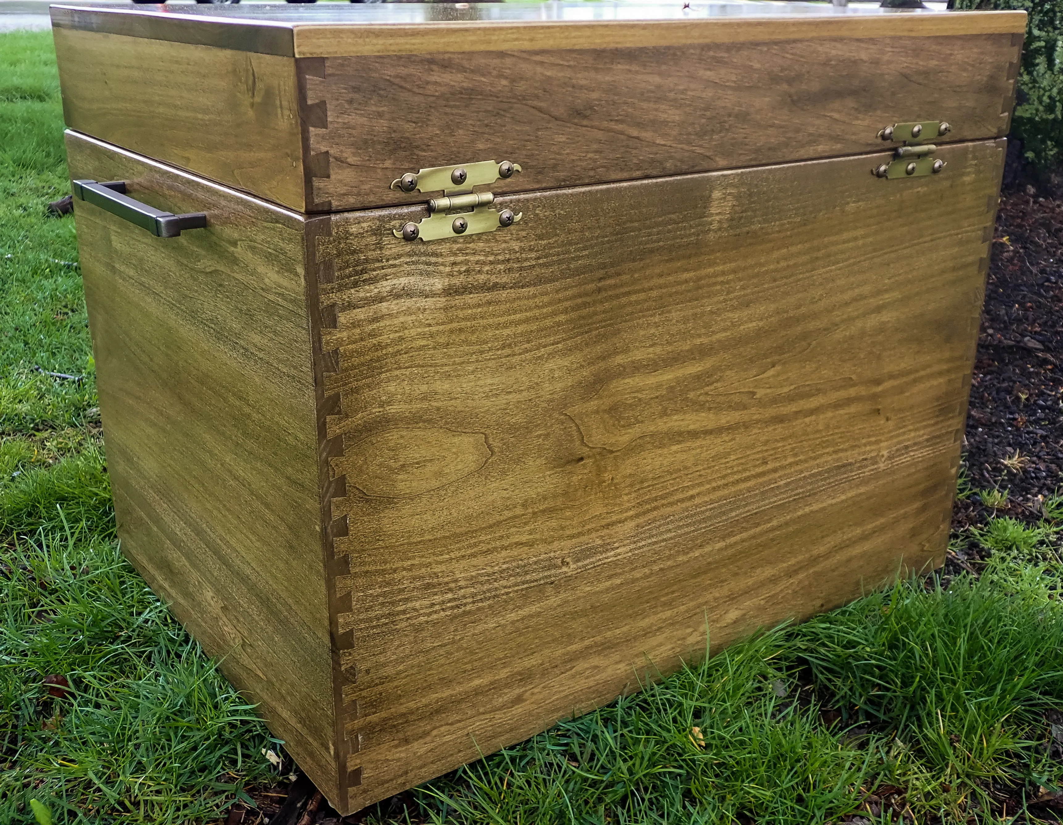 DUKE'S WOODEN CHAINSAW CARRY STORAGE CASE FITS STIHL, HUSQVARNA ECHO