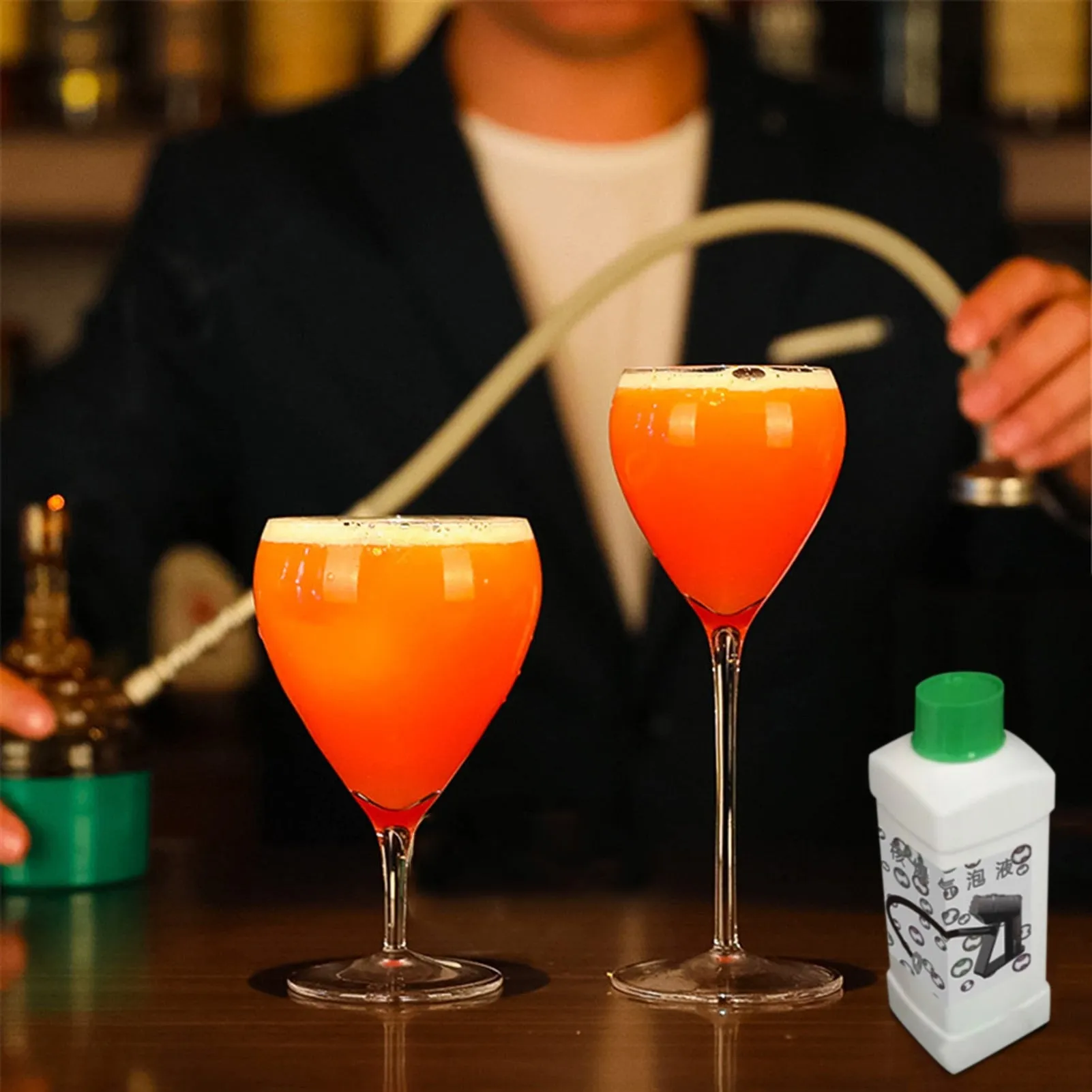 Durable Cocktail Smoker Molecular Bubble Water Sprayer
