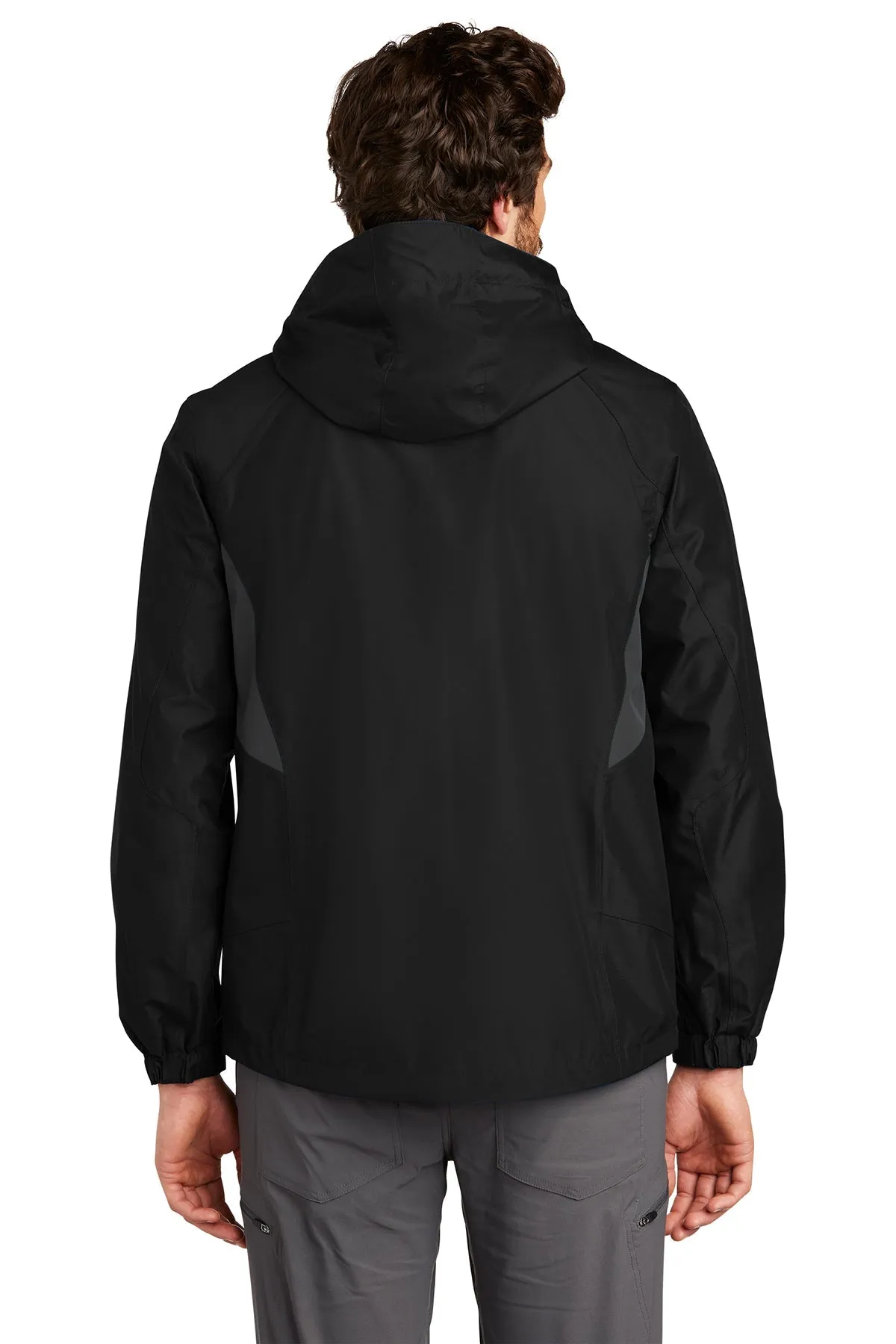 Eddie Bauer Customized Rain Jackets, Black