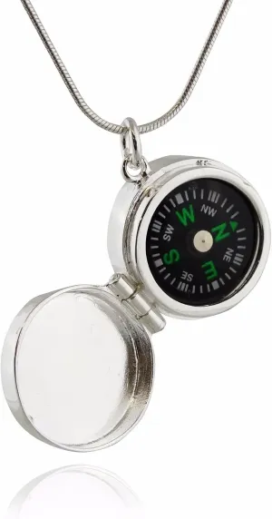 FashionJunkie4Life Sterling Silver Locket Necklaces for Women, 18" Cable Chain