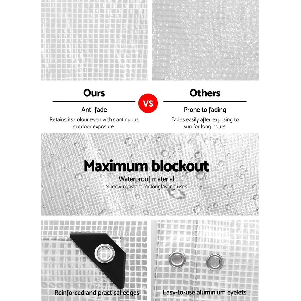 Heavy Duty Waterproof Tarp 4x7m UV-resistant Instahut