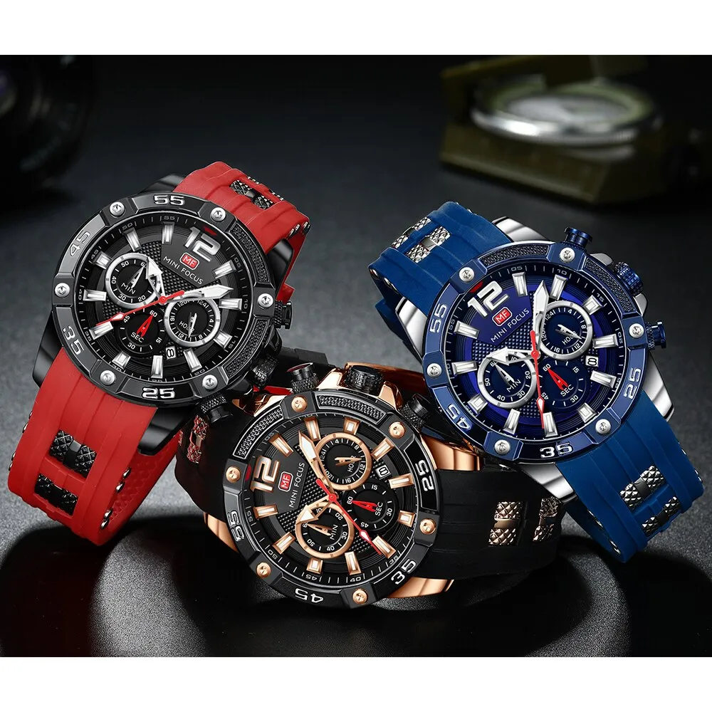 Men's Classic Chronograph Waterproof Watch