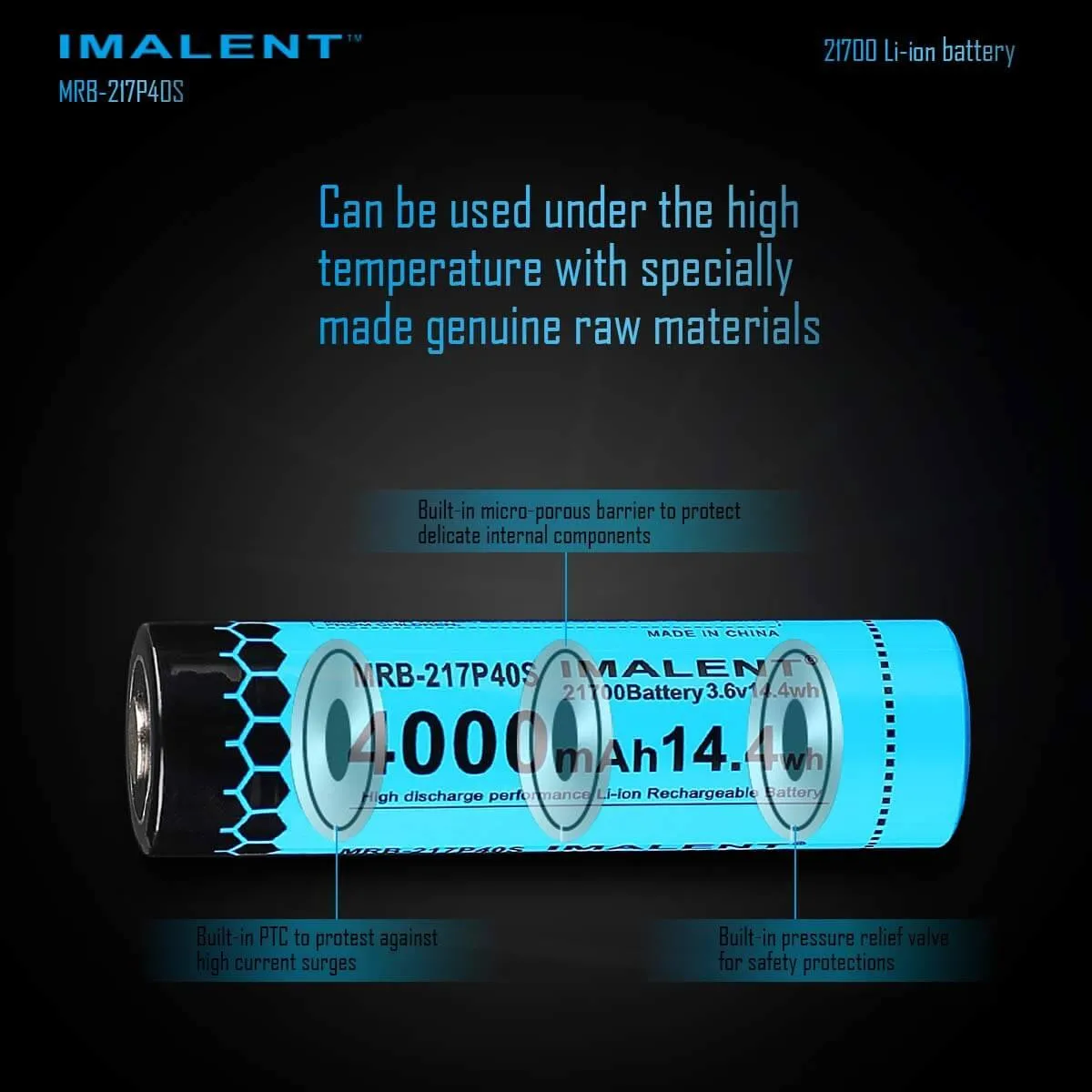 MS06 flashlight 21700 Battery