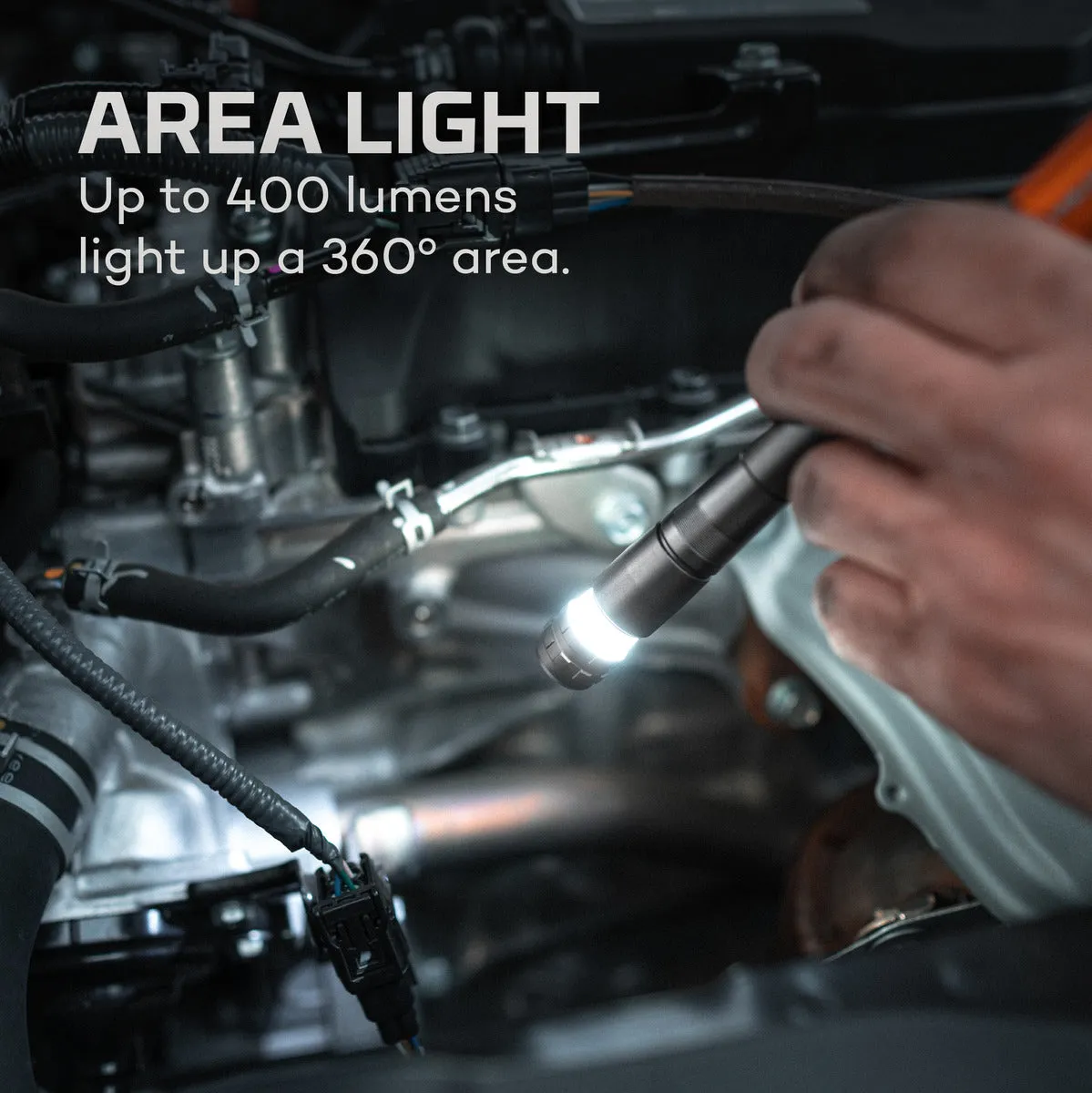 NEBO Inspector 500  Flex Pen Light (Length: Compacted: 6.3” / Extended: 6.5”)