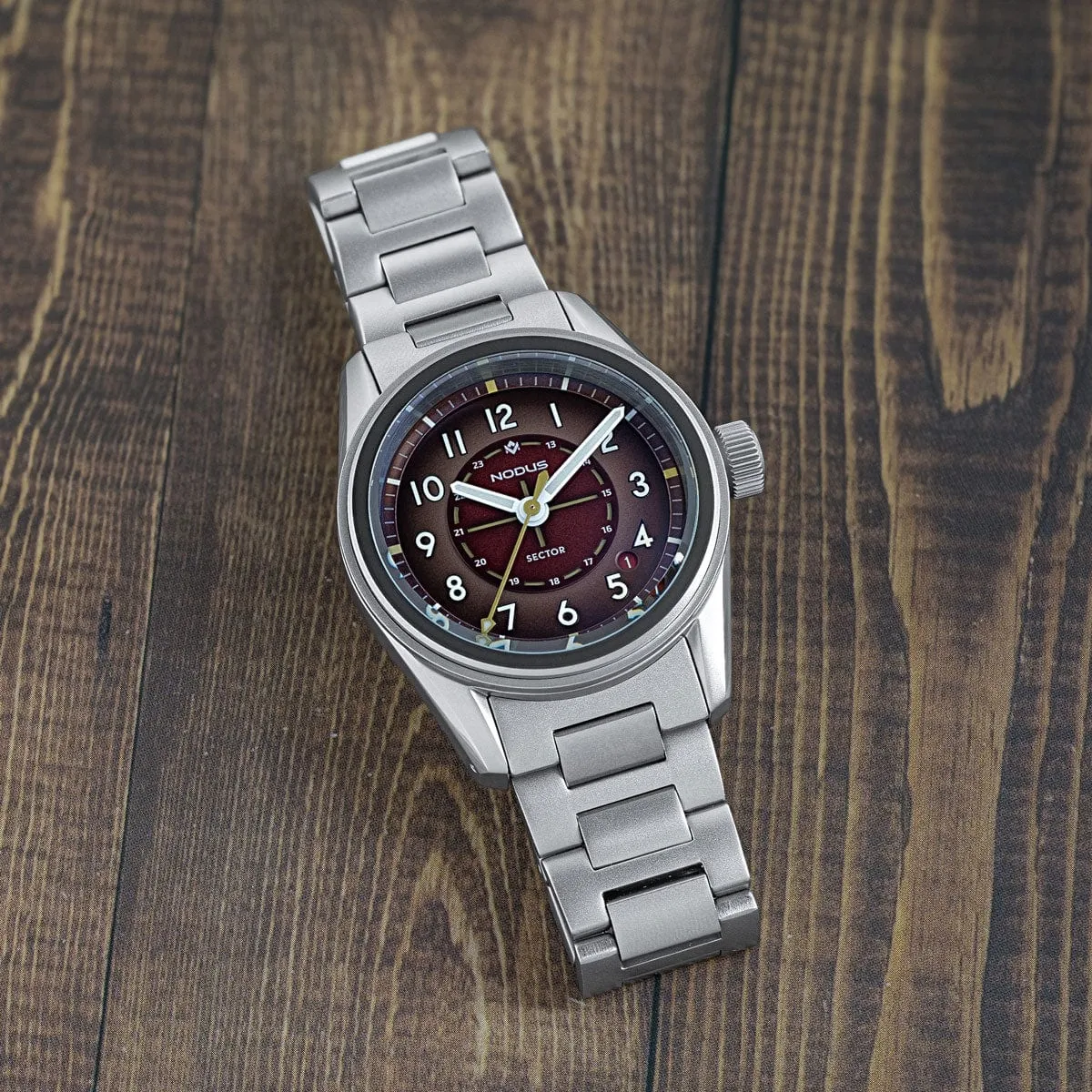 Nodus Sector Field Automatic Watch - Redwood - No Date