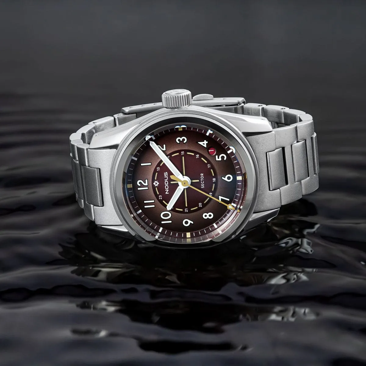 Nodus Sector Field Automatic Watch - Redwood - No Date