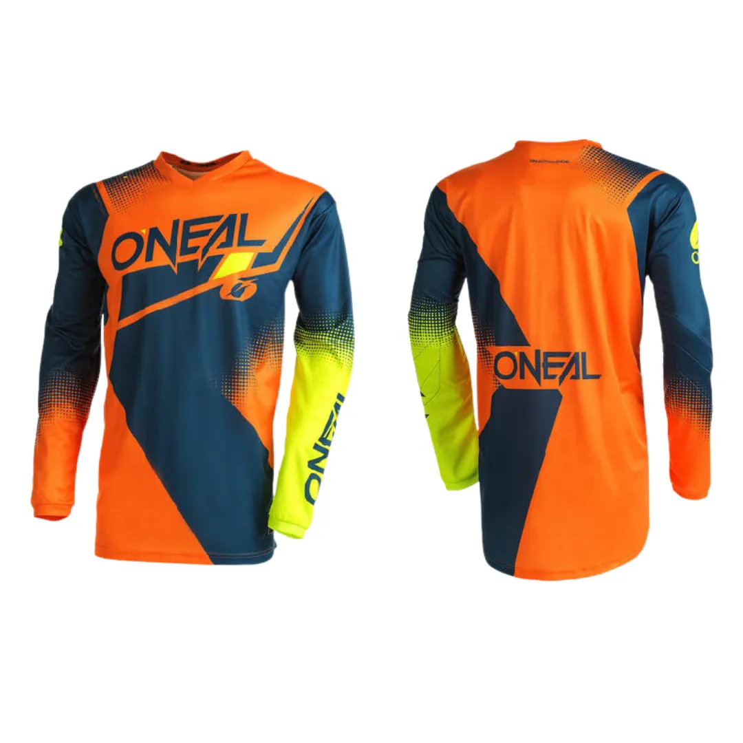 Oneal Element Racewear Kit Combo Blue Orange 2022