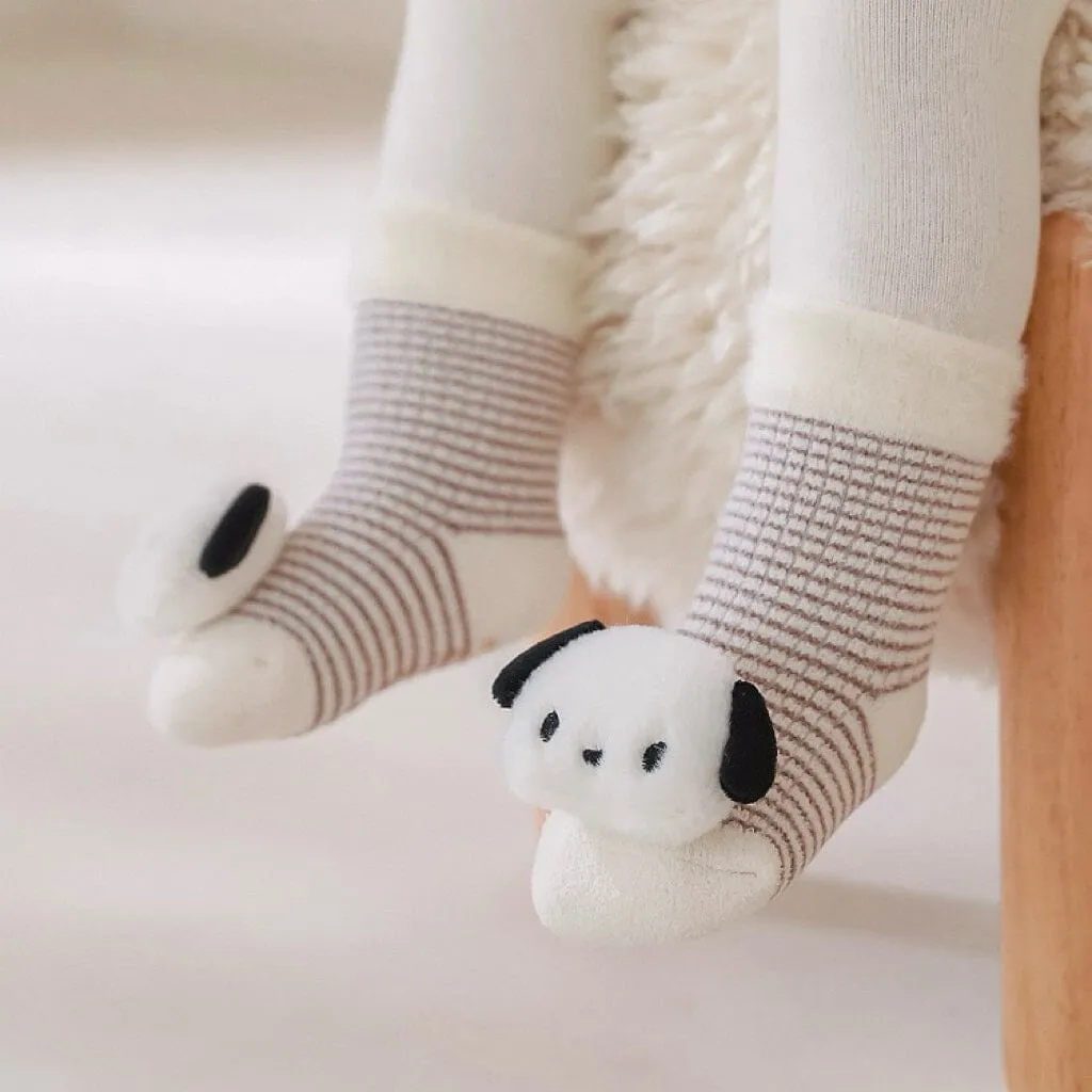 Puppy Cloud Plush Baby Walking Socks