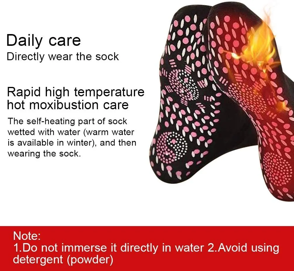 Self Heating Socks for Men and Women, Ideally for Fishing, Camping, Hiking and Skiing