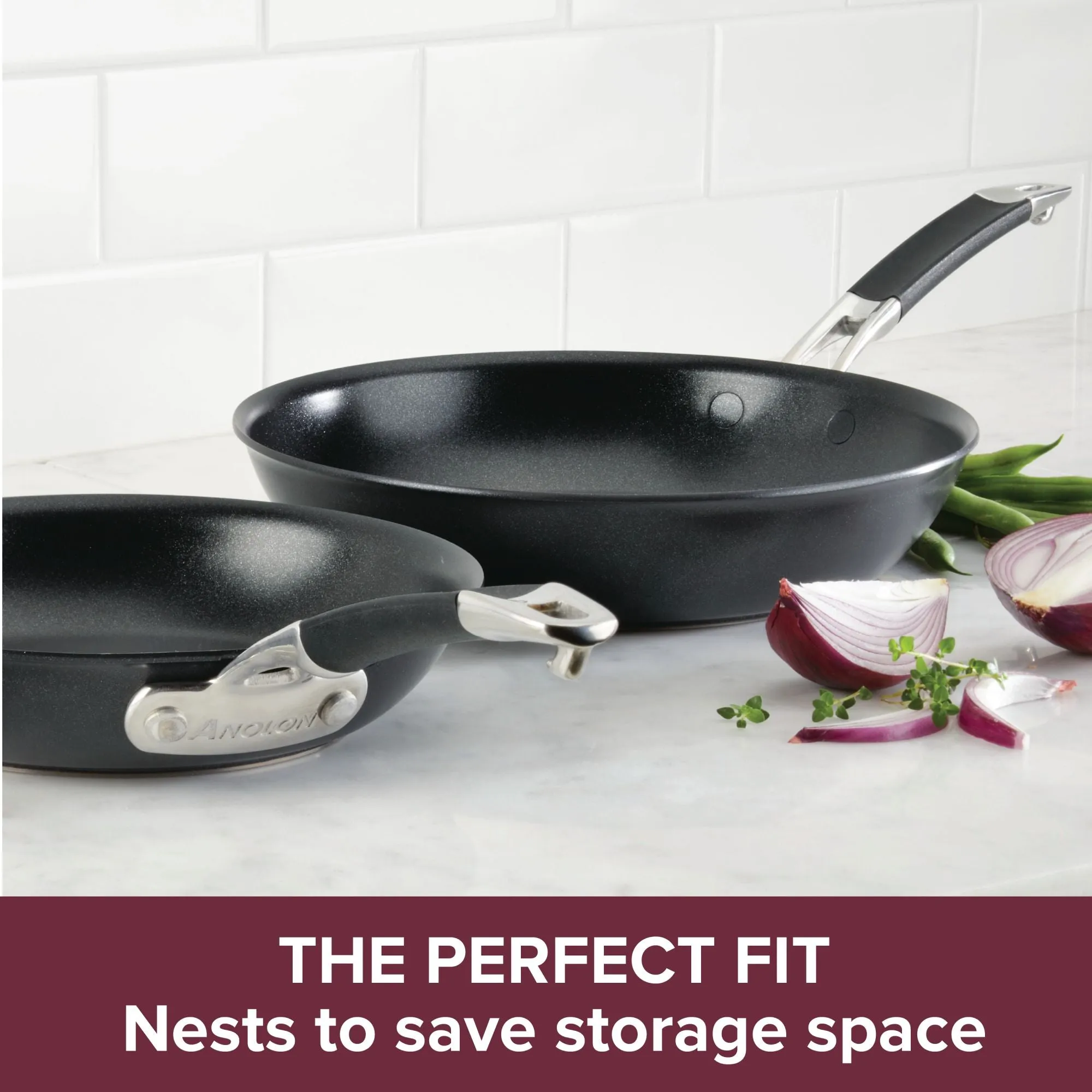 SmartStack 10" & 12" Frying Pan Set