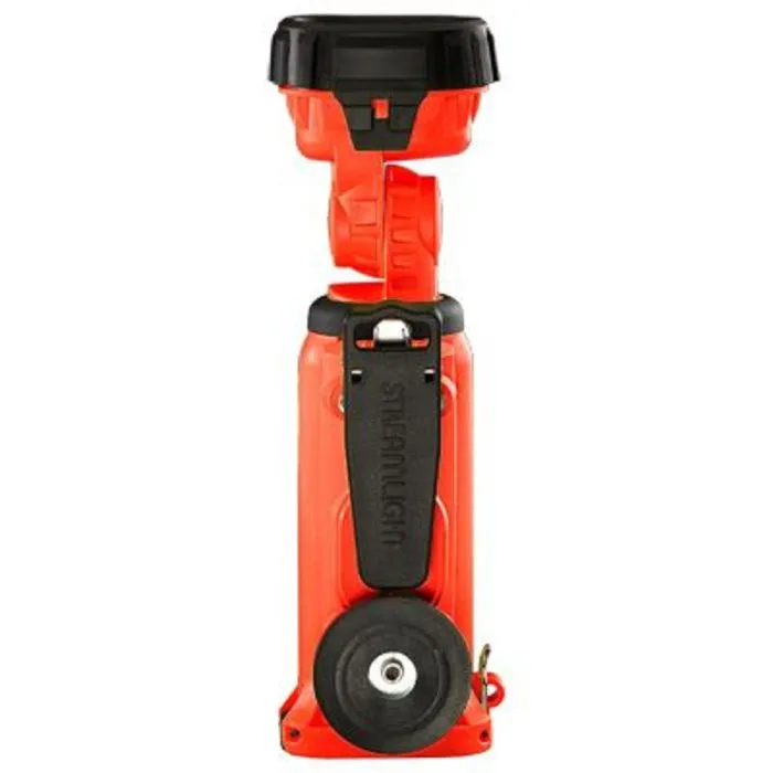 Streamlight Knucklehead 90657 Div 2 Flood Multi Purpose Work Light With Articulating Head, Includes Clip, Orange, 1 Each