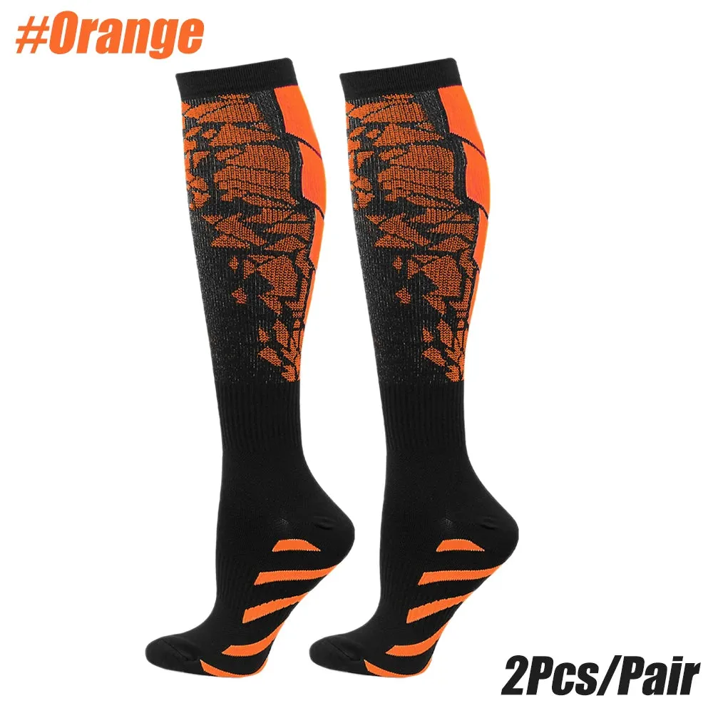 Unisex Sports Compression Socks - Calf Support for Running