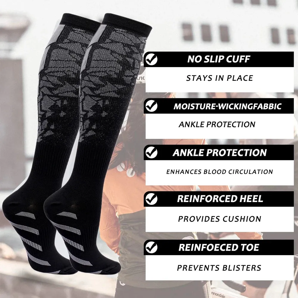 Unisex Sports Compression Socks - Calf Support for Running