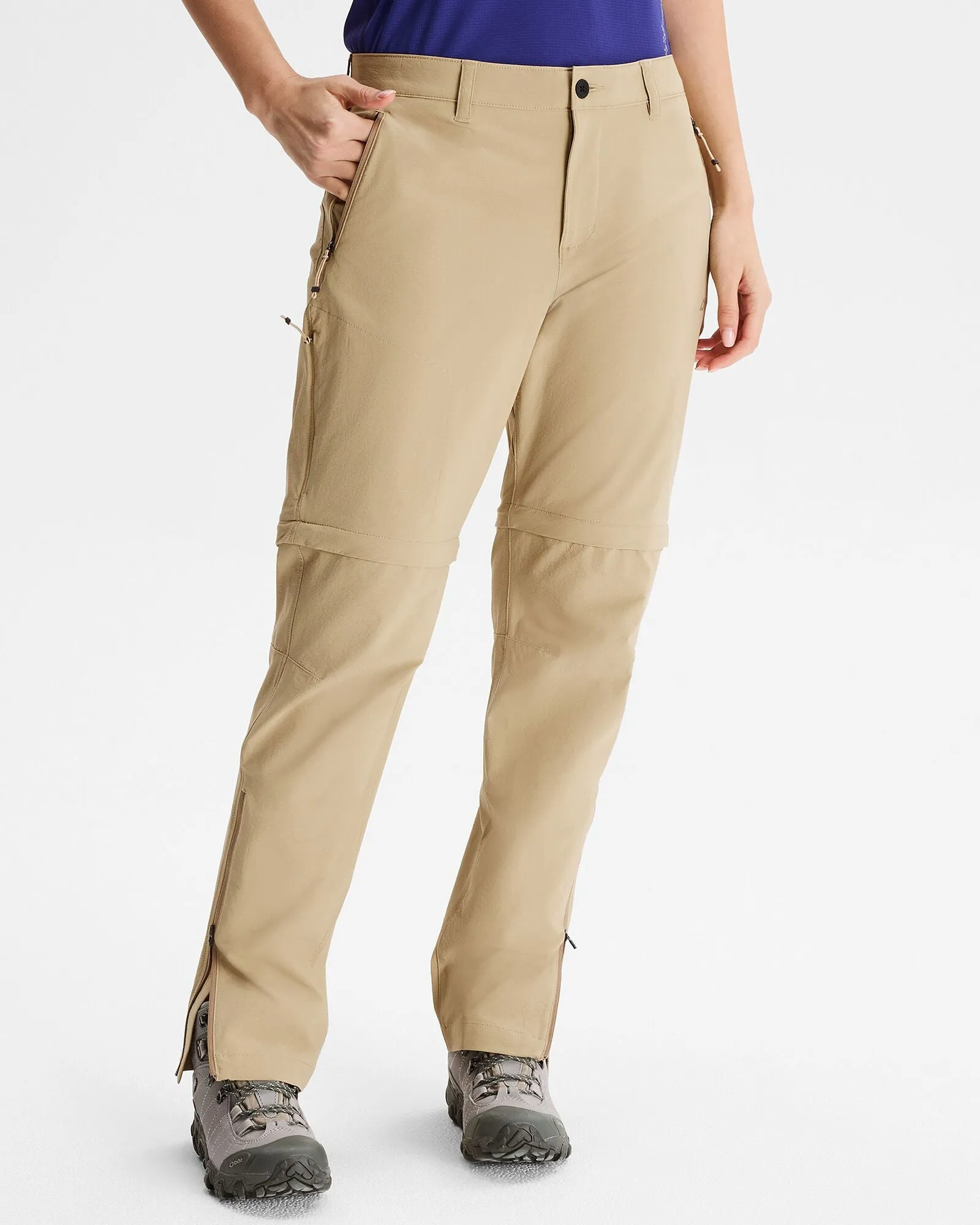 Women's Flinders Convertible Pants - Olive Grey